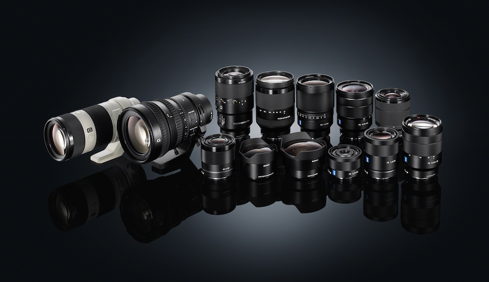 Sony E-mount lenses (CC BY 3.0)