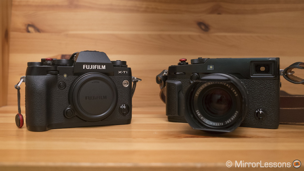 fuji x-pro2 vs x-t1