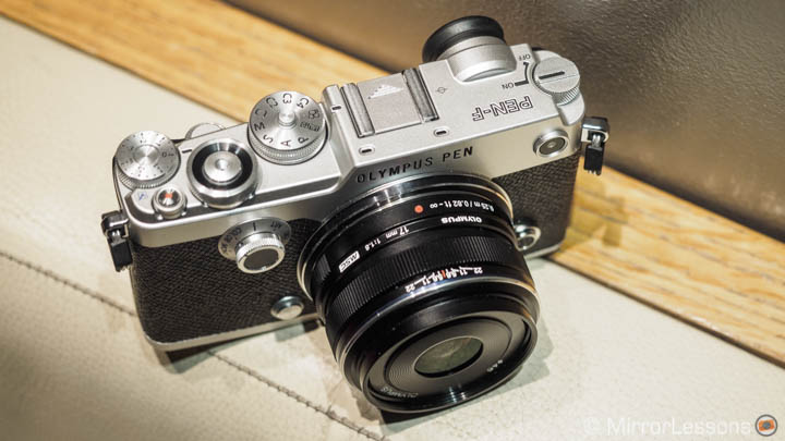 The Pen F with the 17mm f/1.8