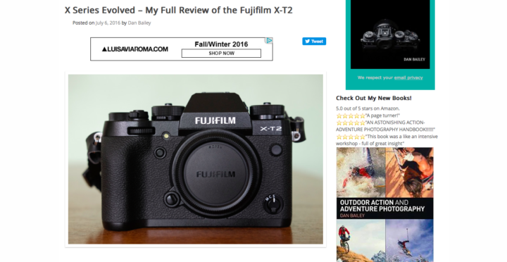 dan bailey x-t2 review