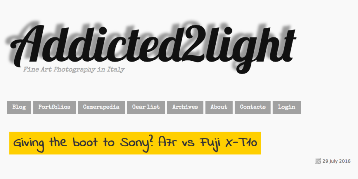 fuji x-t10 vs a7r